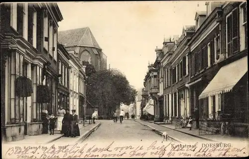 Ak Doesburg Gelderland Niederlande, Kerkstraat