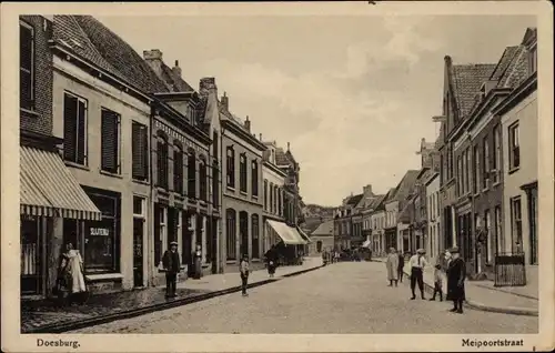 Ak Doesburg Gelderland, Meipoortstraat