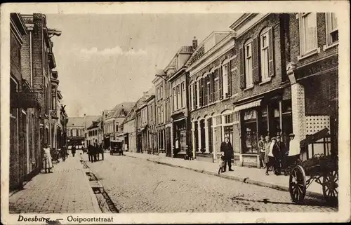 Ak Doesburg Gelderland Niederlande, Ooipoortstraat