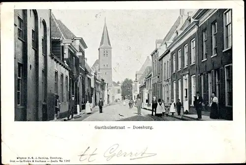 Ak Doesburg Gelderland Niederlande, Gasthuisstraat