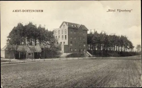 Ak Doetinchem Gelderland, Hotel Vijverberg