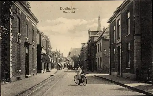 Ak Doetinchem Gelderland, Grutstraat