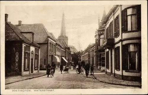 Ak Doetinchem Gelderland, Waterstraat