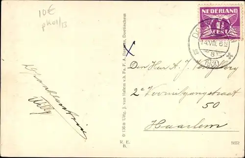 Ak Doetinchem Gelderland, Waterstraat