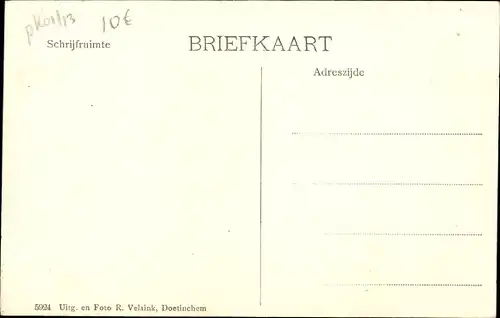 Ak Doetinchem Gelderland, Van Nispenstraat