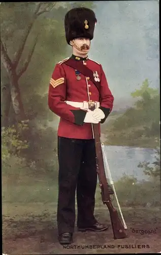 Ak Northumberland Fusiliers, Sergeant