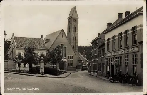 Ak Hulst Zeeland Niederlande, Wilhelminaplein