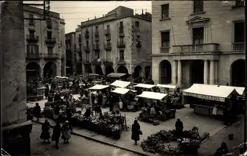 Ak Figueras Katalonien, Markt