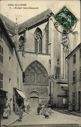 Ak Toul Meurthe et Moselle, Portal Saint-Gengoult