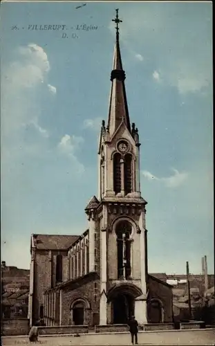 Ak Villerupt Meurthe et Moselle, Kirche