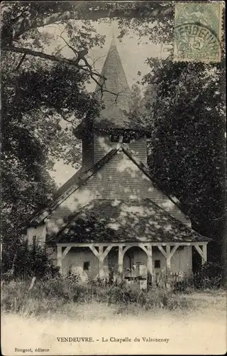 Ak Vendeuvre sur Barse Aube, Chapelle du Valsusenay