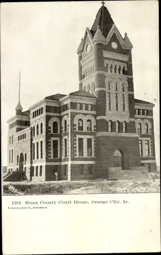 Ak Orange City Iowa, Sioux County Court House