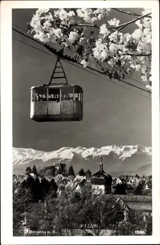 Ak Bregenz am Bodensee Vorarlberg, Seilbahn