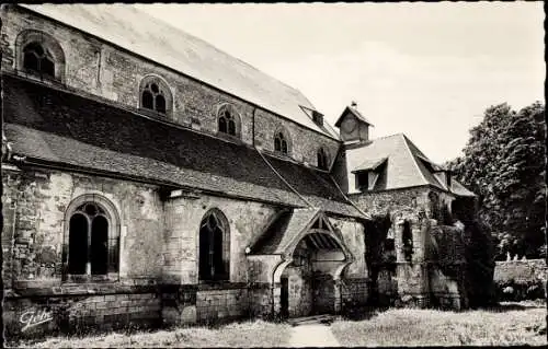 Ak Meulan Oinville und Yvelines, Les Mureaux, Kirche von Mezy