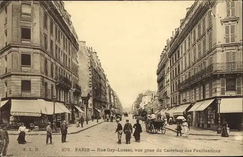 Ak Paris V, Rue Gay Lussac