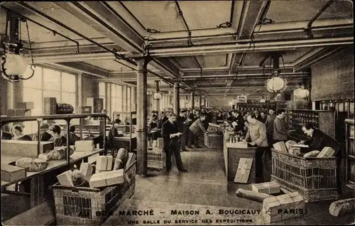 Ak Paris VII, Au Bon Marché, Maison A. Boucicaut