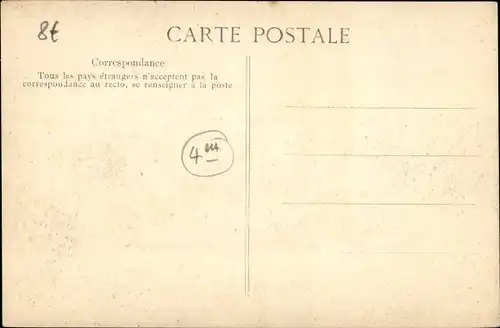 Postkarte Paris IV, Rue des Usines, Die große Seine-Flut Januar 1910