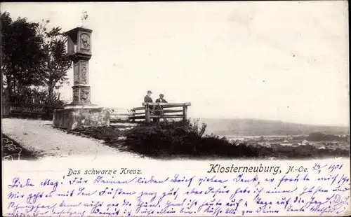 Ak Klosterneuburg in Niederösterreich, Das schwarze Kreuz