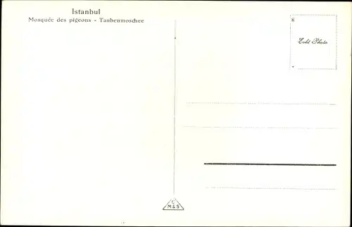 Ak Konstantinopel Istanbul Türkei, Taubenmoschee