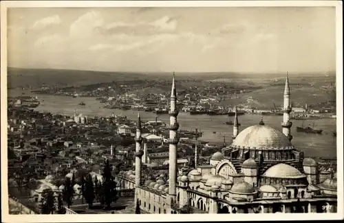 Ak Konstantinopel Istanbul Türkei, Goldenes Horn, Moschee Suleimanye