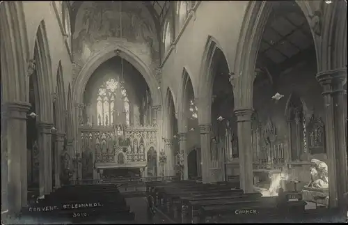 Ak-Kapelle St. Leonards Ostengland, Kloster, Kirche