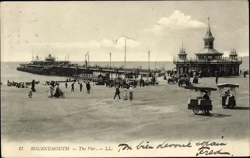 Ak Bournemouth Dorset England, Pier