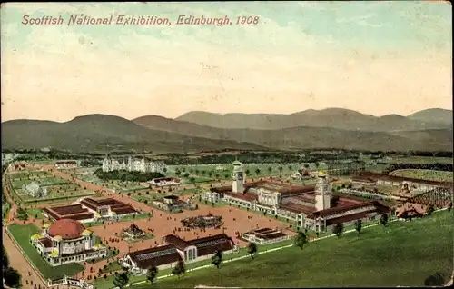 Ak Edinburgh Schottland, Schottische Nationalausstellung 1908