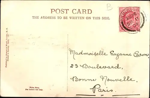 Ak Belaugh auf der Bure Norfolk England, Teilansicht