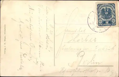 Ak Sölden in Tirol, Hildesheimer Hütte, Pfaffenschneide