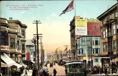 Ak San Francisco Kalifornien USA, Filmore Street