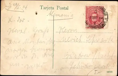 Ak Montevideo Uruguay, Plaza Matriz