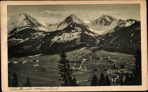 Ak Schattwald in Tirol, Panorama