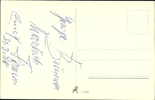 Ak Schauspieler Rudolf Fernau, Portrait, Uniform, Autogramm