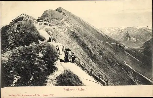 Ak Schweiz, Rothhorn-Kulm