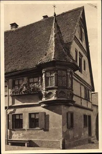 Ak Rothenburg ob der Tauber Mittelfranken, Feuerleins-Erker