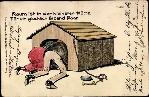 Litho Raum ist in der kleinsten Hütte, für ein glücklich liebend Paar