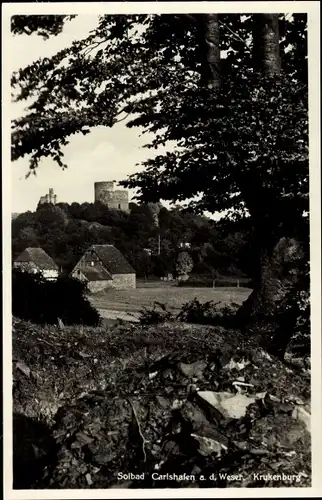 Ak Bad Karlshafen an der Weser, Krukenburg