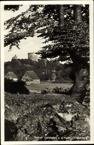 Ak Bad Karlshafen an der Weser, Krukenburg