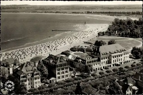 Ak Travemünde Lübeck, Casino mit Strand