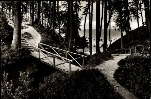 Ak Ostseebad Scharbeutz in Holstein, Wolfsschlucht