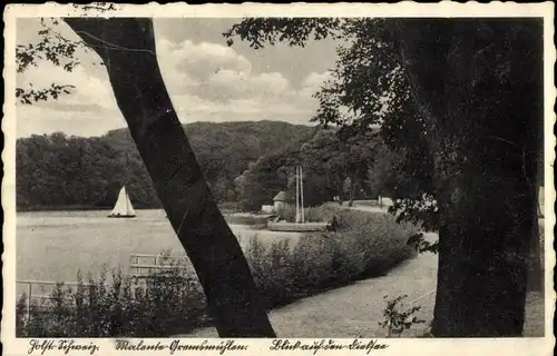 Ak Gremsmühlen Malente in Ostholstein, Dieksee, Segelboot