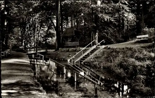 Ak Gremsmühlen Malente in Ostholstein, Wassertretbecken
