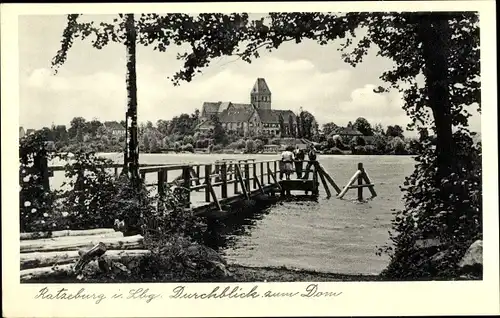 Ak Ratzeburg im Herzogtum Lauenburg, Dom, Seesteg