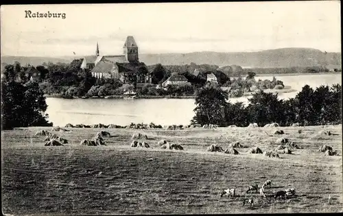 Ak Ratzeburg im Herzogtum Lauenburg, Gesamtansicht