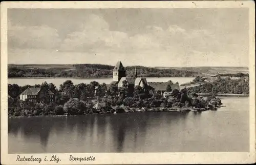 Ak Ratzeburg im Herzogtum Lauenburg, Teilansicht, Dom