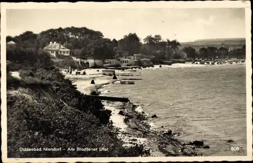 Ak Ostseebad Niendorf Timmendorfer Strand, Brodtener Ufer