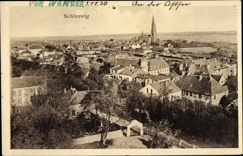 Ak Schleswig an der Schlei, Ortsansicht, Kirche