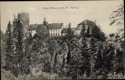 Ak Raben Rabenstein im Fläming, Burg Rabenstein