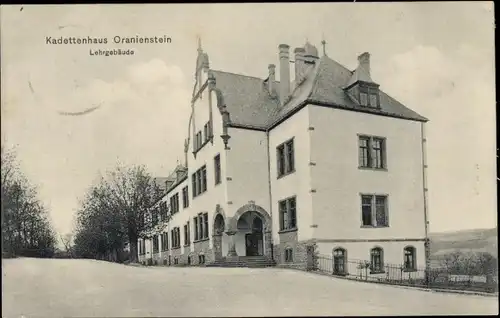 Ak Diez an der Lahn, Kadettenhaus Oranienstein, Lehrgebäude