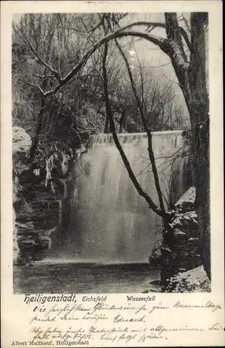 Ak Heilbad Heiligenstadt Eichsfeld Thüringen, Wasserfall